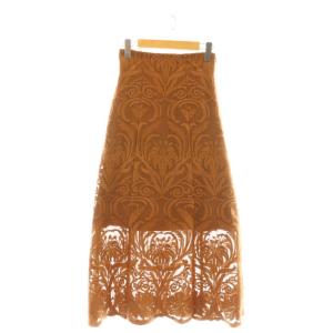 23SS CHLOE A LINE SKIRT スカート S ブラウンベージュ /DO OS