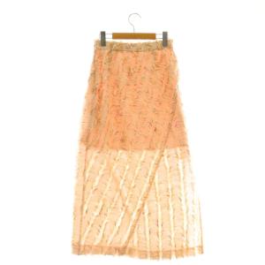 Ameri VINTAGE 25SS MIX PINK SHAGGY SKIRT スカート S ピンク マルチカラー /DO OS