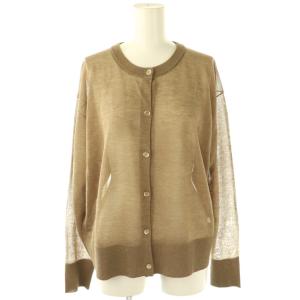 25SS パーフェクトサマーUVカーディガン クルーネック ラメ F 茶 ブラウン /AT OS