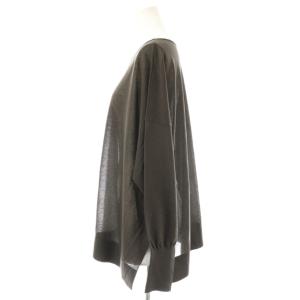 JOURNAL STANDARD 24AW 2WAYネックシアーワイドプルオーバー ニット カットソー ダークブラウン /DO OS