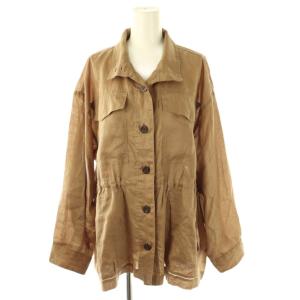 24SS ラミースタンドブルゾン ジャケット 薄手 ベージュ /NR OS