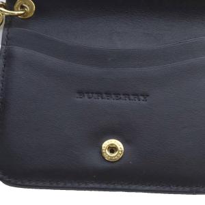 BURBERRY SOFT GRAIN CAMBERWELL ID CARD CASE ブラック
