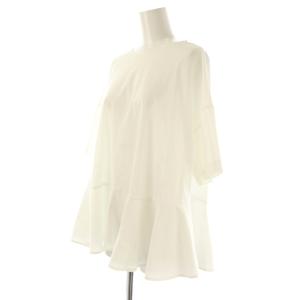 yori ヘムフレアトリコットカットソー F オフホワイト /DO OS