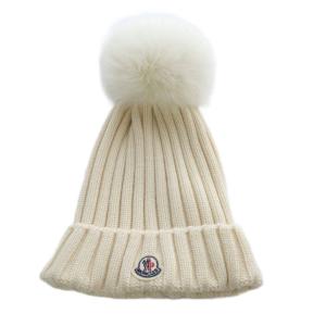 BERRETTO CAP ニット帽 帽子 ニットキャップ ぽんぽん付き アイボリー /YO21 SH