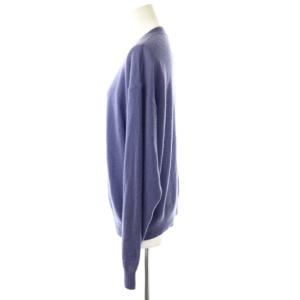 BLAMINK R CA/S 16G VN LSL カシミヤシルクカーディガン ニット 長袖 36 紫 /NR OS