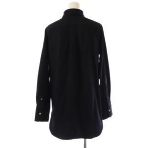 MADISONBLUE MADAME LONG SHIRT FLANNEL シャツ ブラウス 長袖 前開き ウール 2 濃紺 /NR
