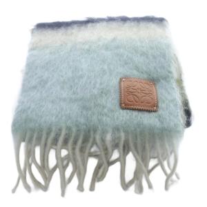 LOEWE アナグラム モヘアウールマフラー マルチカラー