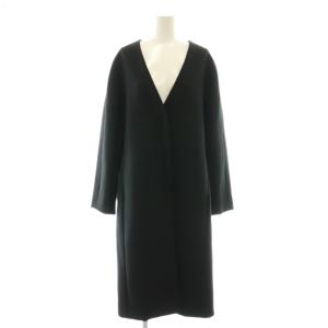 ダブルクロスノーカラーコート カラーレス 38 ブラック /DF OS