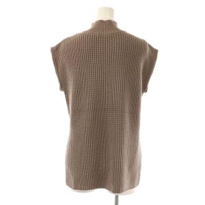 René ベーシック basic ノースリーブローゲージニット セーター 34 モカ /DF OS