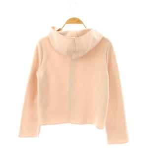 René ニットフーディジップアップカーディガン 34 ピンク /DF OS