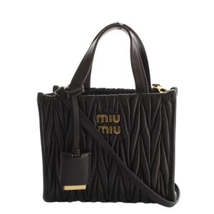 マテラッセ 2way バッグ ブラック 5BA277