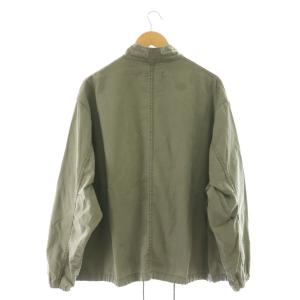 REMI RELIEF コットンリップショートモッズ ミリタリーブルゾン ジャケット S カーキグレー /DF OS ユニセックス