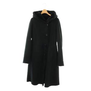 ムートンコート ロング 38 ネイビー /HK OS