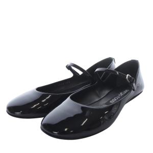 Sergio Rossi フラット パンプス ストラップ 37.5 ブラック B10380