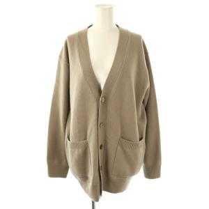 ファインウールライト Vネックカーディガン ニット 長袖 F モカ 23-02-24-02108 /NR