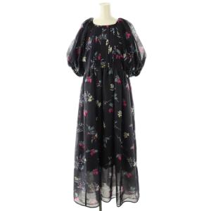 23SS ラズベリーワンピース 半袖 ロング 1 濃紺 マルチカラー /NR OS