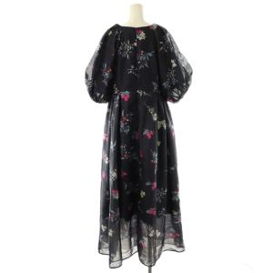 Chesty 23SS ラズベリーワンピース 半袖 ロング 1 濃紺 マルチカラー /NR OS