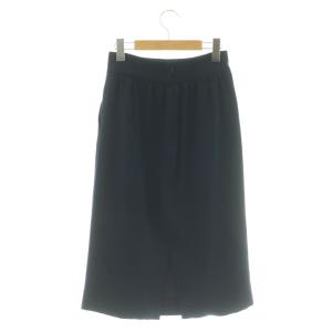 YOKO CHAN YOKOCHAN ウエストギャザースカート タイト 36 紺 /CX OS