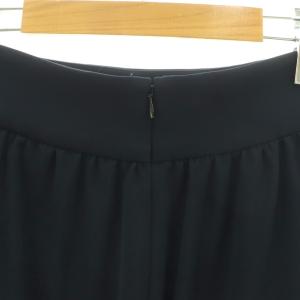 YOKO CHAN YOKOCHAN ウエストギャザースカート タイト 36 紺 /CX OS