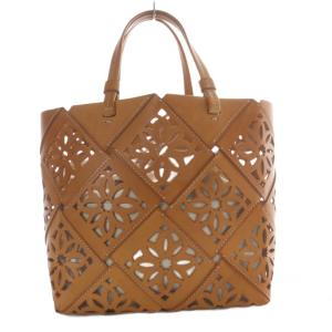 genten サスカット バスケット トートバッグ M ブラウン