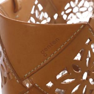 genten サスカット バスケット トートバッグ M ブラウン