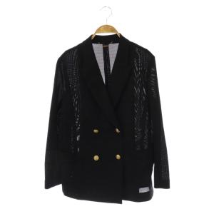 レノクロスダブルコンパクトジャケット テーラード 2 黒 /NR OS