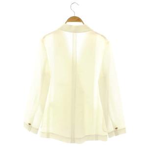 allureville レノクロスダブルコンパクトジャケット テーラード 2 M 白 ホワイト /AQ OS