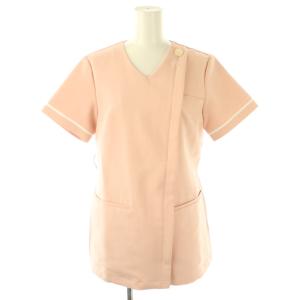 gelato pique × Classico スクラブ セットアップ 上下 カットソー 半袖 前開きVネック テーパードパンツ