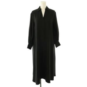 MARVINE DANNI STR シャツワンピース 32 XS 黒 ブラック /AQ OS