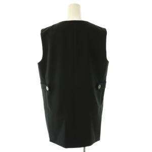 theory luxe 24AW SYCAMORE 2 DEEBI ジレ ベスト S32 XS 黒 ブラック /AQ OS