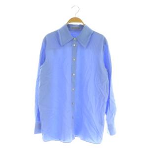 25SS Marcy Anessa Blouse シャツ ブラウス 長袖 40 ブルー /MY OS