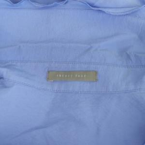 theory luxe 25SS Marcy Anessa Blouse シャツ ブラウス 長袖 40 ブルー /MY OS