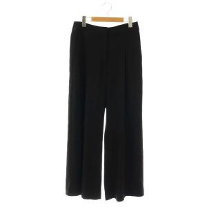 25SS CLEVEN DOLLY トリアセテート パンツ ワイドパンツ 40 ブラック /DF OS