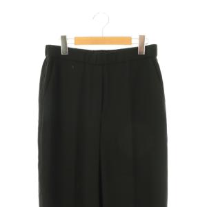 Theory 24SS Powder Crepe Relax ST PO パンツ 4 ブラック /DO OS
