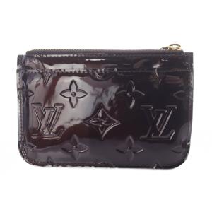 LOUIS VUITTON ヴェルニ ポシェットクレ NM コインケース 小銭入れ 茶 ブラウン M93557 /SR OH