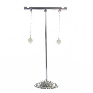 パール ピアス K18 イエローゴールド