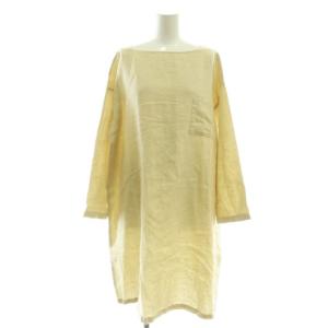 リネン ワンピース プルオーバー ベージュ /CX OS