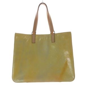 LOUIS VUITTON ヴェルニ コロンバス トートバッグ ハンドバッグ 黄色 イエロー M91028 /SR OH