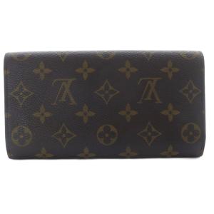 LOUIS VUITTON モノグラム ポルトトレゾール インターナショナル 長財布 ブラウン M61215