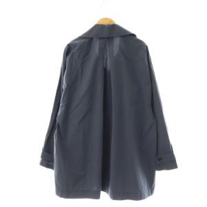SLOBE IENA 25SS コットンニュアンストレンチコート スプリングコート 36 ネイビー /DF OS