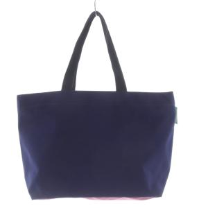 ナイロンスクエアショルダーA4サイズ バッグ トートバッグ ハンドバッグ 紺 ネイビー 1024N /SR21