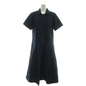 SUPER FINE COTTON TWILL ワンピース シャツワンピ 1 紺 /CX OS