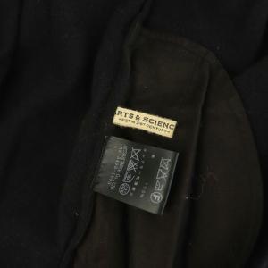 ARTS&SCIENCE ウールワンピース ロング 長袖 オーバーサイズ 1 ブラック /MY OS