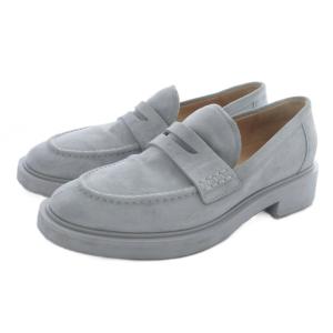 HARRIS ローファー スエード 39 グレー /SR25