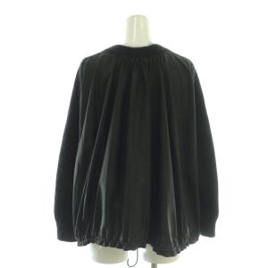 sacai luck 異素材切替 ドローコード カーディガン アンゴラ 2 黒 14AWLU857 /CX OS