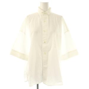 スクエアビッグ半袖シャツ F ホワイト /DF OS