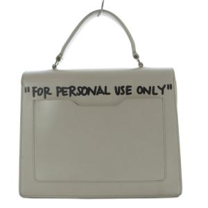 Off-White JITNEY 2WAY バッグ レザー ホワイト