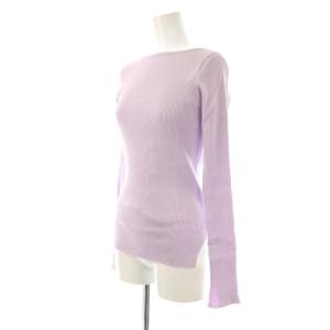 AURALEE Ron Herman別注 EXCLUSIVE RIB BOAT NECK L/S TEE カットソー リブニット