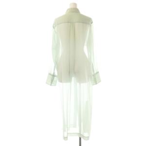 AURALEE WOOL POLYESTER SHEER CLOTH SHIRTS ONEPIECE ワンピース ロング