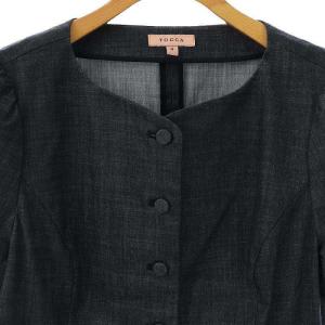 TOCCA 25SS NIGHT OCEAN ブラウス 半袖 0 紺 ネイビー /AT OS